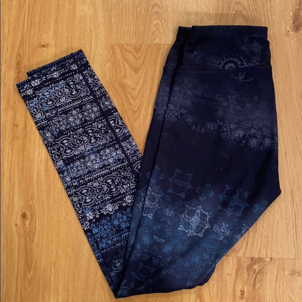 EUC Calia Blue Winter Running Tights Sz S